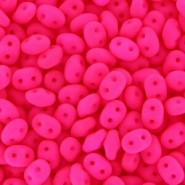 SuperDuo Beads 2.5x5mm Neon - Pink
